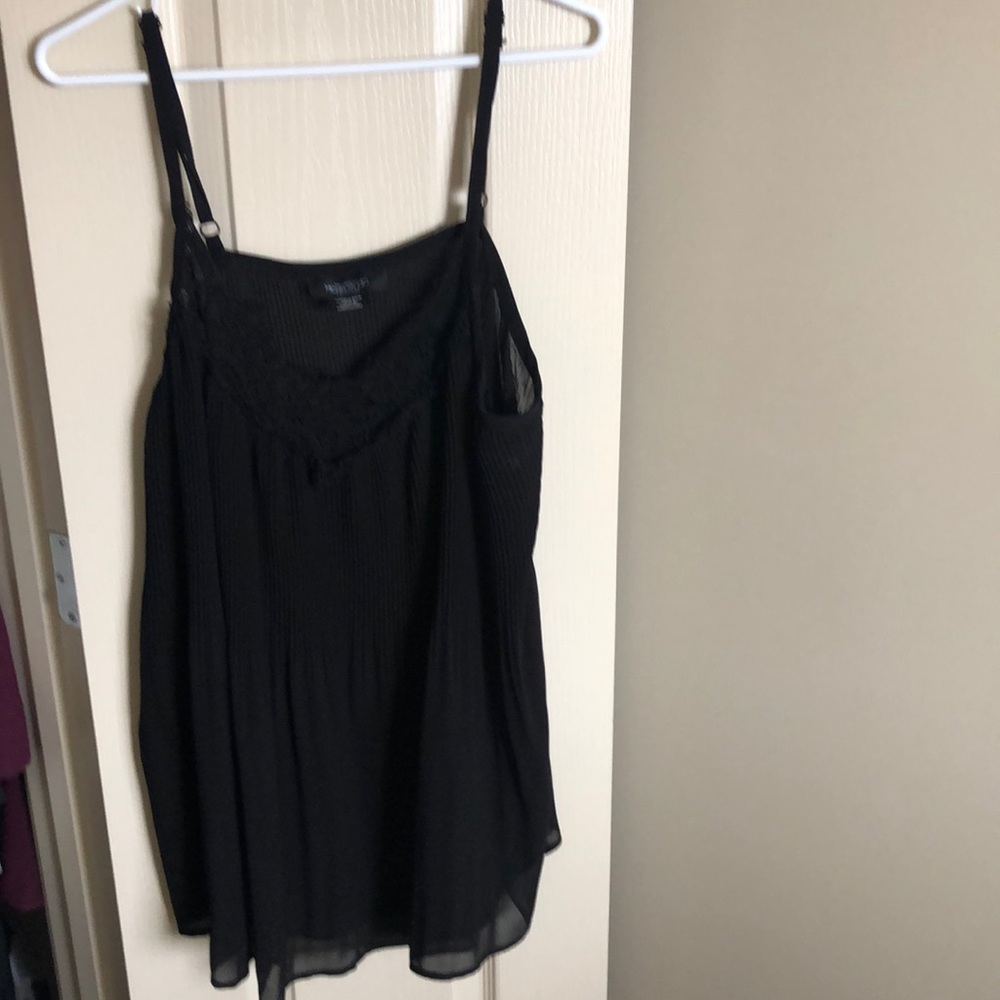 Sheer tank top